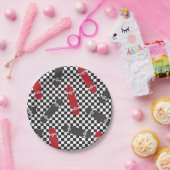 Skateboard Laten we het 'Birthday Paper'-Borden ma Papieren Bordje (Feest)