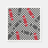 Skateboard Laten we het 's avonds doden Servet (Voorkant)