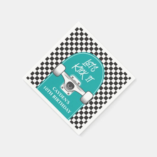 Skateboard Laten we het 's avonds doden Servet (Hoek)