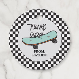 Skateboard Laten we het zondag doden Dank je wel v Bedankjes Labels