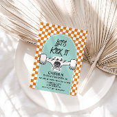 Skateboard Laten we 't 's avonds uitnodigen Kaart