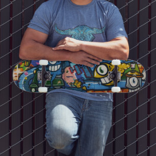 Skateboard - Leuke Stedelijke Straatkunst