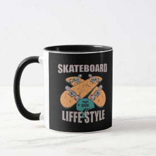 skateboard lifestyle retro skateboarden mok