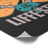 skateboard lifestyle  skateboarden cadeau voor lie poster (Hoek)