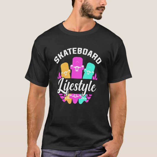 Skateboard Lifestyle T-shirt (Voorkant)
