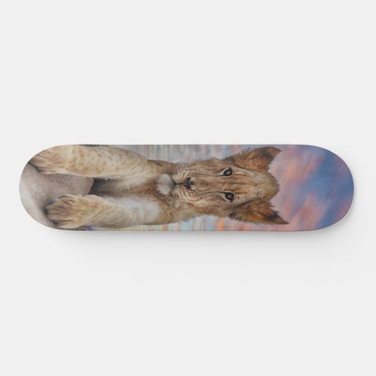 Skateboard LION CUB SUNSET (Horizontaal)