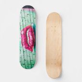 Skateboard - Lippenstift Urban Street Art (Voorkant)
