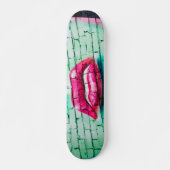 Skateboard - Lipstick Urban Street Art (Voorkant)