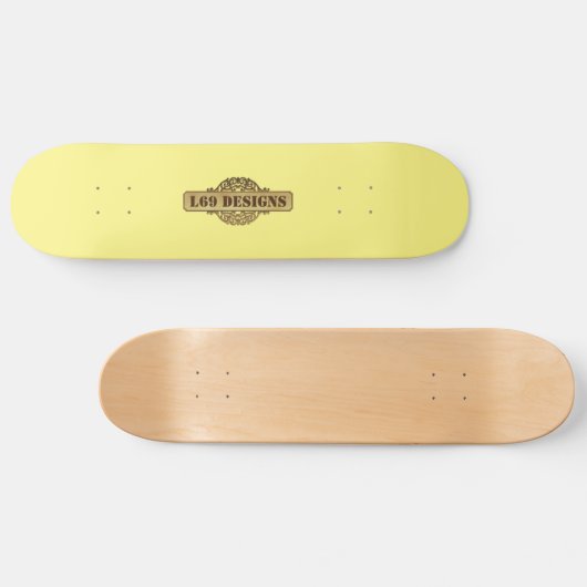 skateboard "LOGO L69 design" (Horizontaal)