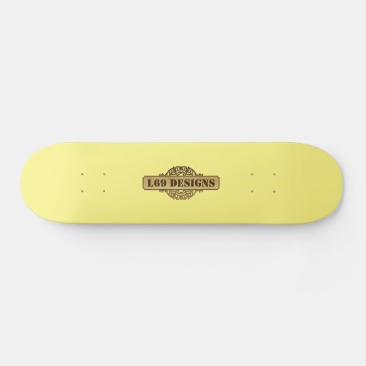 skateboard "LOGO L69 design" (Horizontaal)