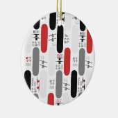 Skateboard Madness (GRB) Keramisch Ornament (Rechts)