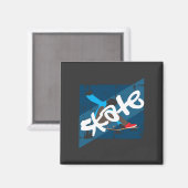 skateboard magneet (Voorkant / Achterkant)