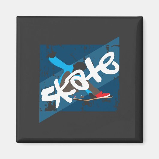 skateboard magneet (Voorkant)