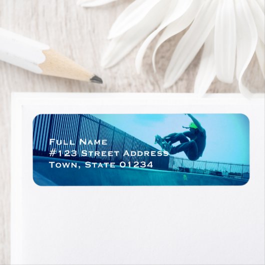 Skateboard Mailing Labels (Insitu)