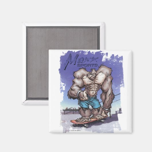 Skateboard Maxx Magneet (Voorkant / Achterkant)