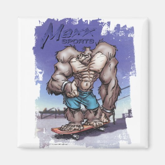 Skateboard Maxx Magneet (Voorkant)