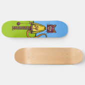 Skateboard, Meisje met kat Persoonlijk Skateboard (Horizontaal)