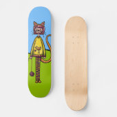 Skateboard, Meisje met kat Persoonlijk Skateboard (Voorkant)