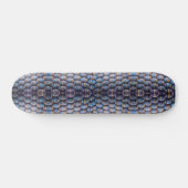 Skateboard met Abstract Honeycomb-Afbeelding (Horizontaal)