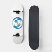Skateboard met Abstracte cirkels (Voorkant)