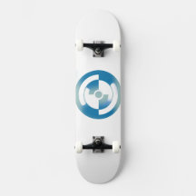 Skateboard met Abstracte cirkels