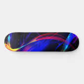 Skateboard met abstracte kleurrijke lichten - mode (Horizontaal)