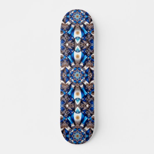Skateboard met Argentijnse kleuren Design (Voorkant)