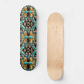 Skateboard met Bahamas kleuren ontwerp (Voorkant)