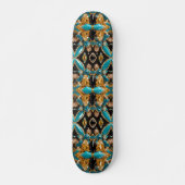 Skateboard met Bahamas kleuren ontwerp (Voorkant)
