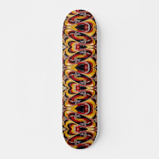 Skateboard met Belgische kleuren Design (Voorkant)