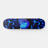 Skateboard met blauw (Horizontaal)