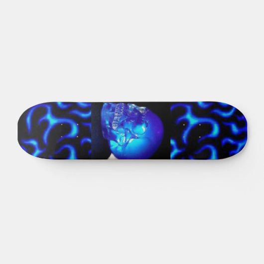 Skateboard met blauw (Horizontaal)