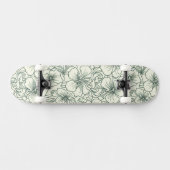 Skateboard met bloemendesign (Horizontaal)