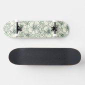Skateboard met bloemendesign (Horizontaal)