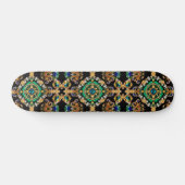 Skateboard met Braziliaanse kleuren Design (Horizontaal)