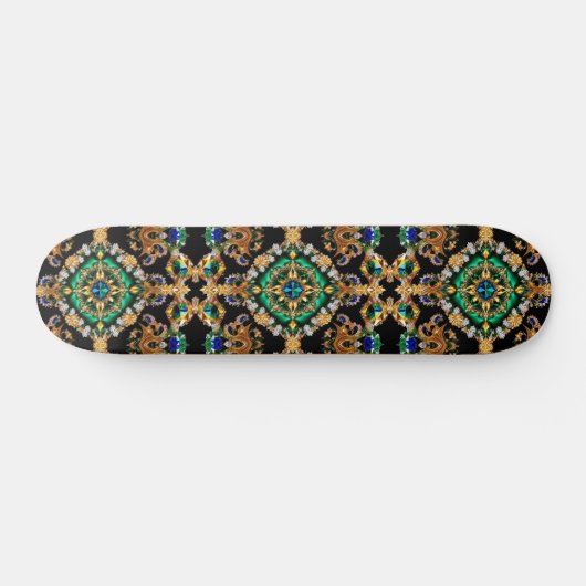 Skateboard met Braziliaanse kleuren Design (Horizontaal)
