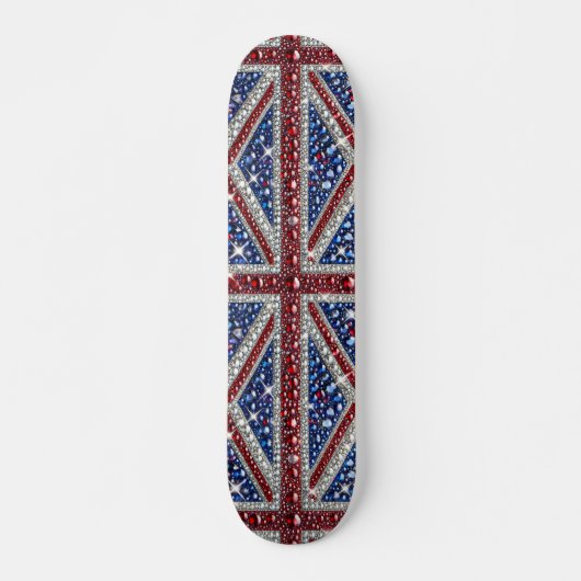 Skateboard met Britse kleuren Design (Voorkant)