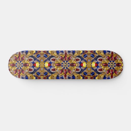 Skateboard met Colombia Kleuren Design (Horizontaal)