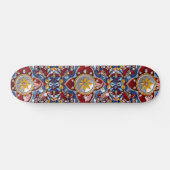 Skateboard met Colombiaanse kleuren Design (Horizontaal)