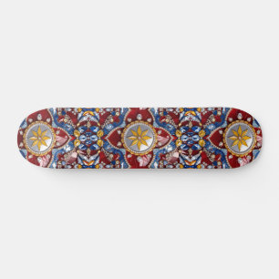 Skateboard met Colombiaanse kleuren Design