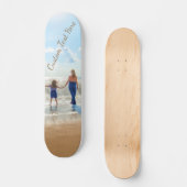 Skateboard met de Foto en de Tekst van de Douane - (Voorkant)
