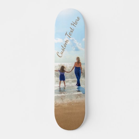 Skateboard met de Foto en de Tekst van de Douane - (Voorkant)
