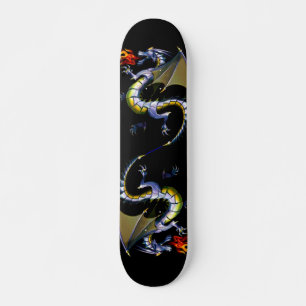 Skateboard met dubbele dragons