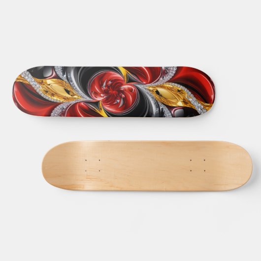 Skateboard met Duitse kleuren Design (Horizontaal)