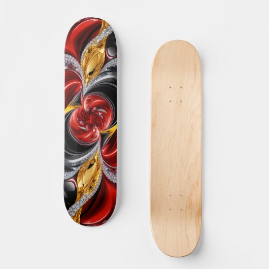 Skateboard met Duitse kleuren Design (Voorkant)