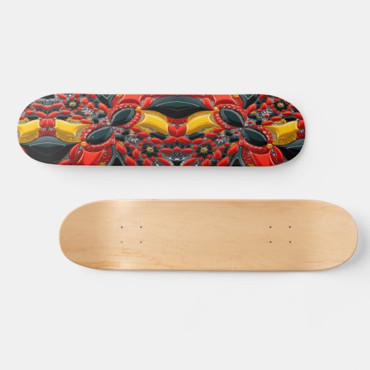 Skateboard met Duitsland Kleuren Design (Horizontaal)
