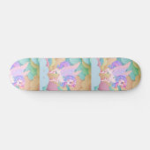 Skateboard met eenhoorns (Horizontaal)