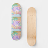 Skateboard met eenhoorns (Voorkant)