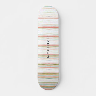 Skateboard met gepersonaliseerde naam voor kleurri