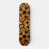 Skateboard met Grafische Bloem (Voorkant)